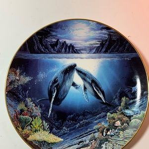 Danbury Mint Underwater Paradise plate